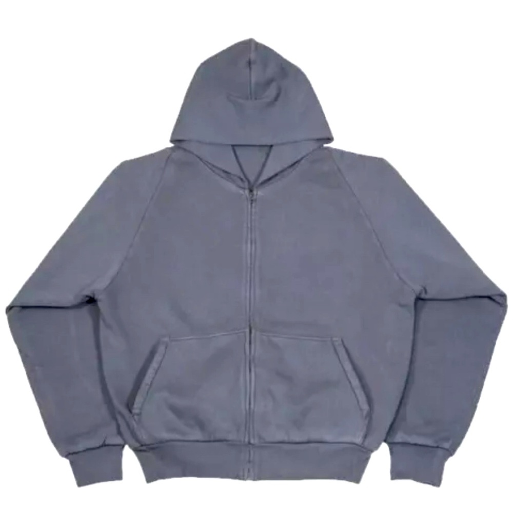 XXL Yeezy gap full zipper hoodie in poetic black looks  gray